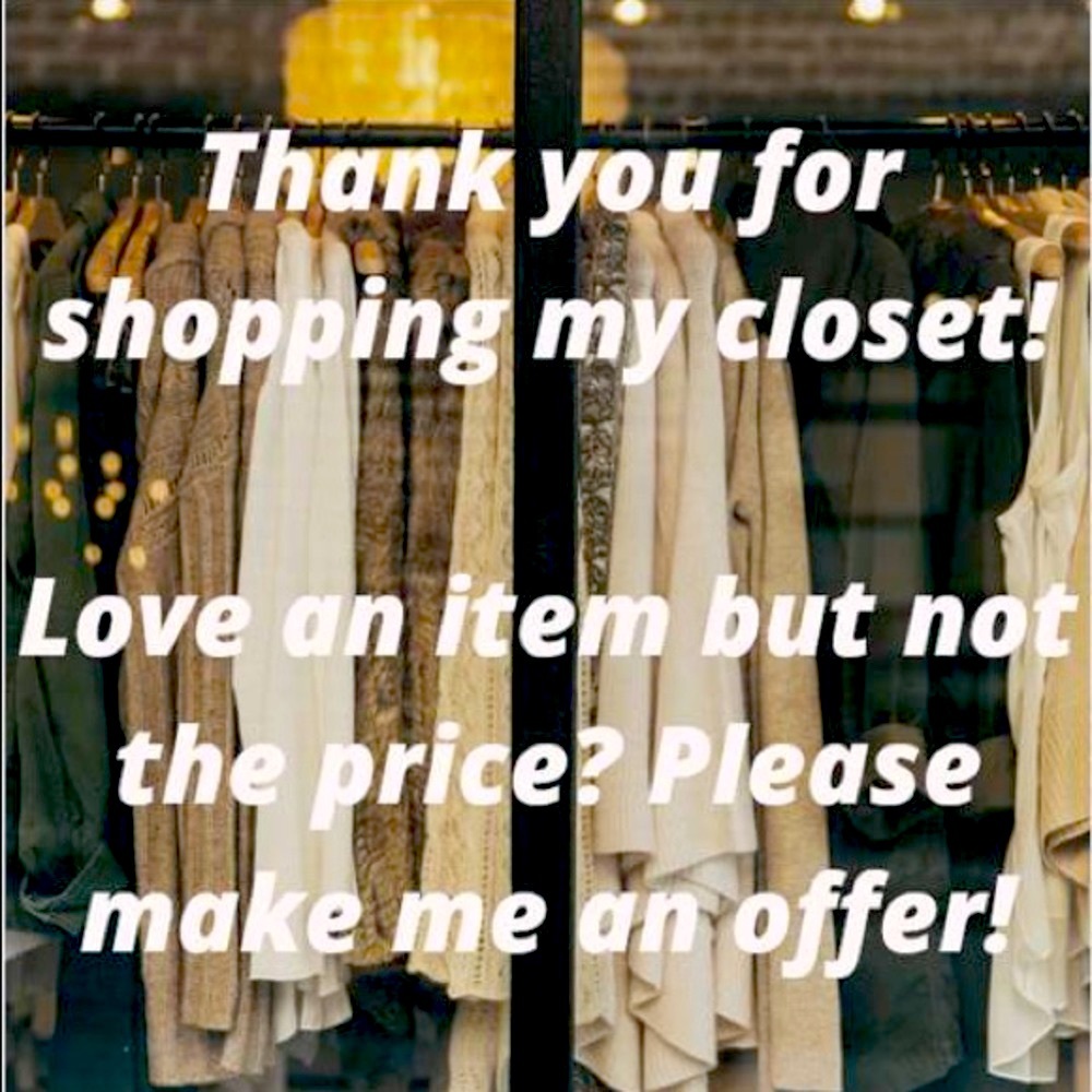 💖 Thank you for shopping my closet!